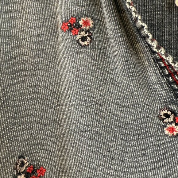 Free People Alana Embroidered Henley – Size L - Picture 5 of 8